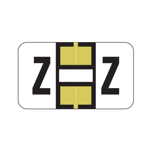 Jeter 2800 "Z" Labels 15/16" X 1-5/8" Laminated- Roll of 500