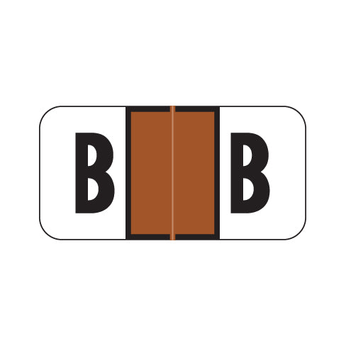 Jeter 2900 "B" Labels 3/4" X 1-1/2" Laminated- Roll of 500