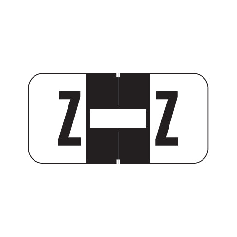 Jeter 2900 "Z" Labels 3/4" X 1-1/2" Laminated- Roll of 500