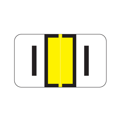 Jeter 5800 "I" Labels 15/16" X 1-5/8" Laminated- Ring Binder Pack of 2 ...