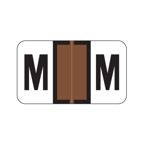 Jeter 7100 "M" Labels 15/16" X 1-5/8" Laminated-  Pack of 225