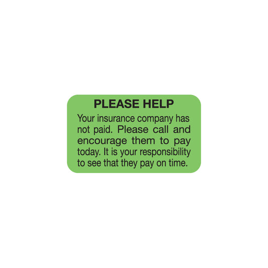 MAP2060 PLEASE HELP- Fluorescent Green 1-1/2" X 7/8"-Roll of 250