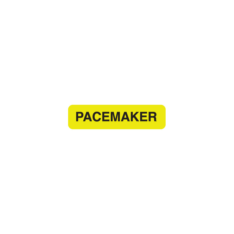 MAP229 PACEMAKER- Fluorescent Chartreuse 1-1/4" X 5/16" (Roll of 500)