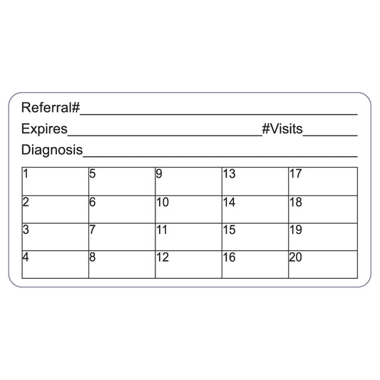 MAP2450 REFERRAL- White  3-1/4" X 1-3/4" (Roll of 250)