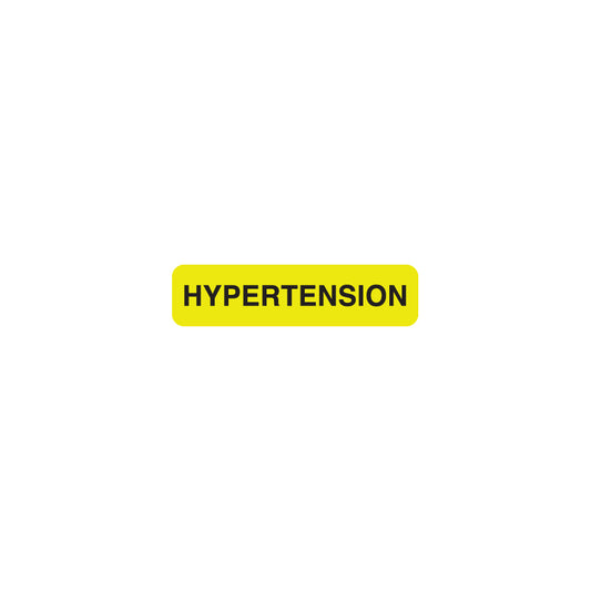 MAP347 HYPERTENSION- Fluorescent Chartreuse 1-1/4" X 5/16"- Roll of 500