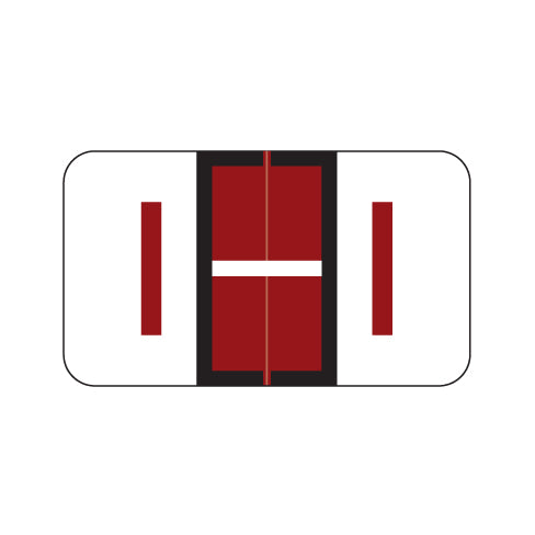 POS 1700 "I" Labels 15/16" X 1-5/8" Laminated- Pack of 225