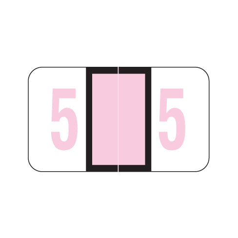 POS 3500 "5" Labels 15/16" X 1-5/8" Laminated- Roll of 500
