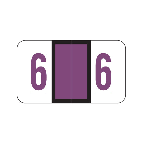 POS 3500 "6" Labels 15/16" X 1-5/8" Laminated- Roll of 500