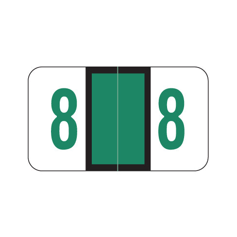 POS 3500 "8" Labels 15/16" X 1-5/8" Laminated- Roll of 500
