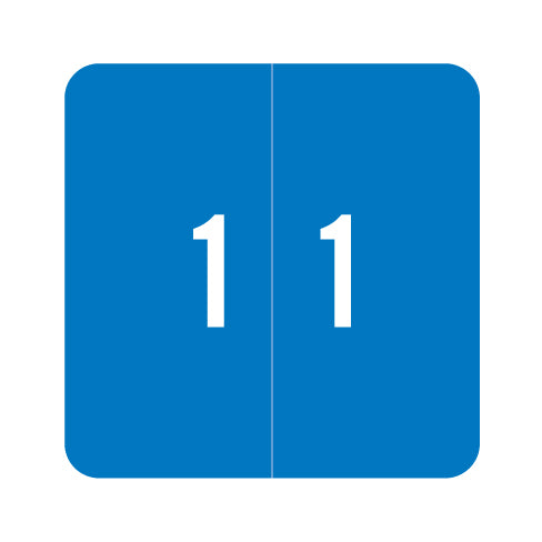Smead DCC "1" Labels 1-1/2" X 1-1/2" Laminated- Roll of 250