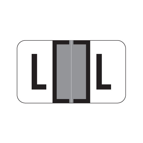 Safeguard 514 "L" Labels 15/16" X 1-5/8" Laminated- Roll of 500