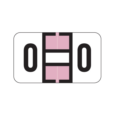 Safeguard 514 "O" Labels 15/16" X 1-5/8" Laminated- Roll of 500