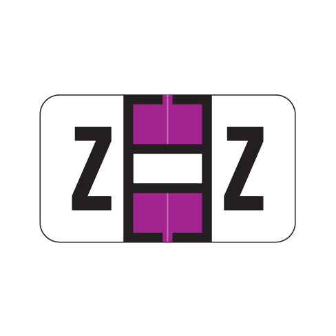 Safeguard 511 "Z" Labels 15/16" X 1-5/8" Laminated- Ring Binder Pack of 240