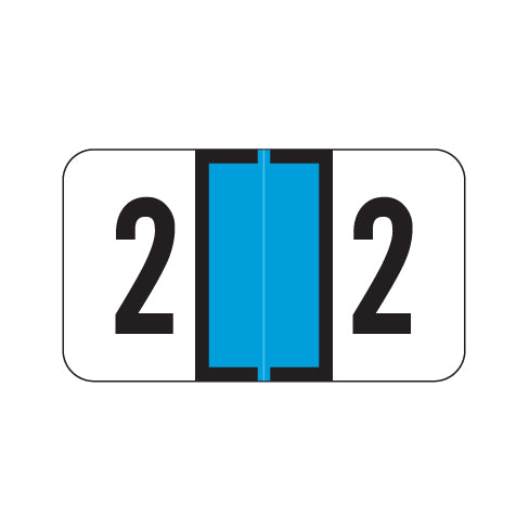 Safeguard "2" Labels 15/16" X 1-5/8" Laminated- Roll of 500