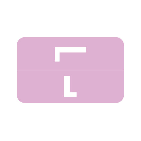 Smead ACC "L" Labels 1-5/8" x 1" Laminated- Roll of 250