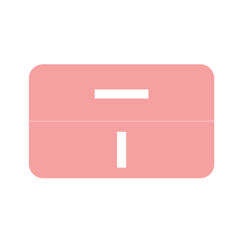 Smead ACC "I" Labels 1-5/8" x 1" Laminated- Roll of 250