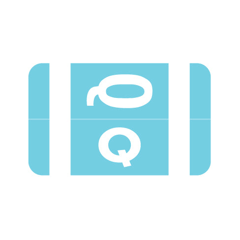 Smead ACCS "Q" Labels 1-5/8" x 1" Laminated- Pack of 100