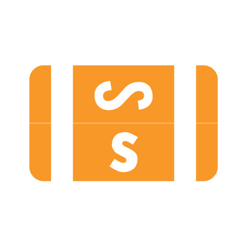 Smead ACC "S" Labels 1-5/8" x 1" Laminated- Roll of 250
