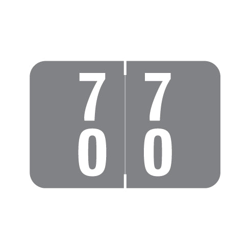 Smead DDS Double Digit "70-79" Labels 1" X 1-1/2" Laminated- Roll of 500