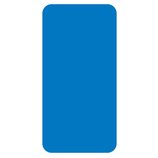 Smead CC Solid Blue Labels 2" X 1" Unlaminated- Roll of 250