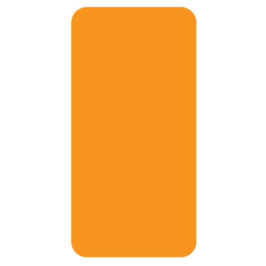 Smead CC Solid Orange Labels 2" X 1" Unlaminated- Roll of 250
