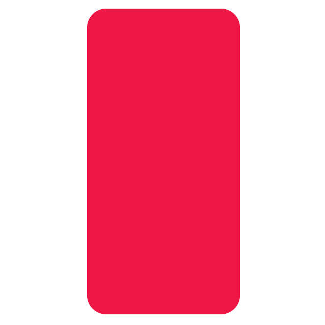 Smead CC Solid Red Labels 2" X 1" Unlaminated- Roll of 250