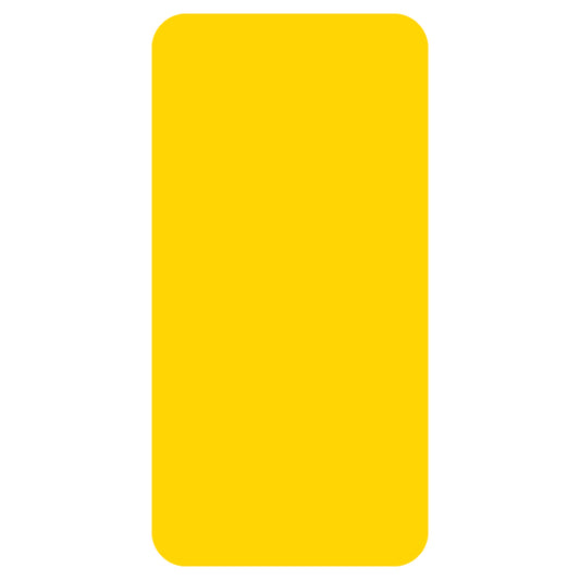 Smead CC Solid Yellow Labels 2" X 1" Unlaminated- Roll of 250