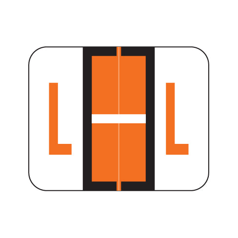 Smead BCCS "L" Labels 1" X 1-1/4" Laminated- Pack of 120