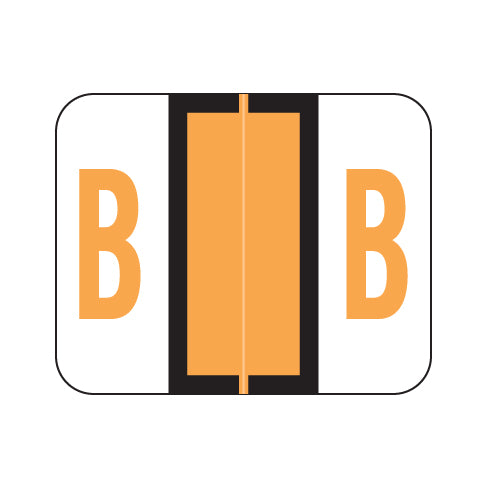 Smead BCCS "B" Labels 1" X 1-1/4" Laminated- Pack of 120