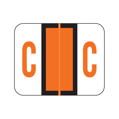 Smead BCCS "C" Labels 1" X 1-1/4" Laminated- Pack of 120