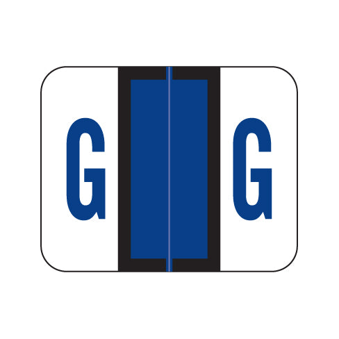 Smead BCCS "G" Labels 1" X 1-1/4" Laminated- Pack of 120