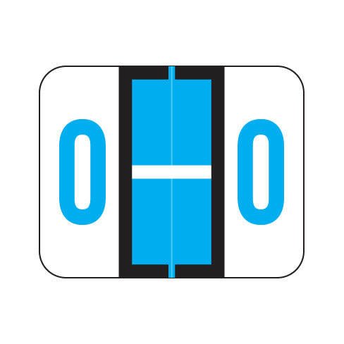 Smead BCCS "O" Labels 1" X 1-1/4" Laminated- Pack of 120