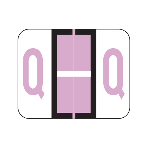 Smead BCCS "Q" Labels 1" X 1-1/4" Laminated- Pack of 120