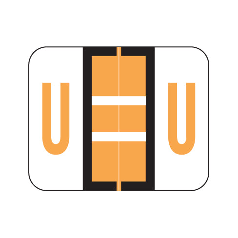 Smead BCCS "U" Labels 1" X 1-1/4" Laminated- Pack of 120