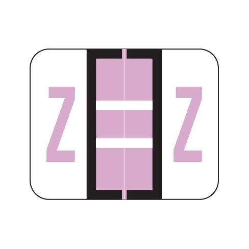 Smead BCCS "Z" Labels 1" X 1-1/4" Laminated- Pack of 120