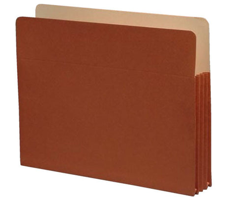 Standard Top Tab Expansion Pockets, Paper Gussets, Letter Size, 3-1/2" Expansion (Carton of 100) - Nationwide Filing Supplies