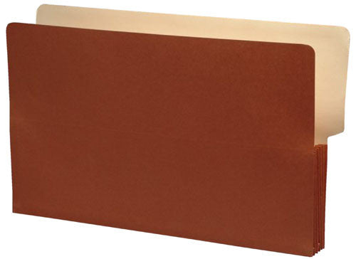 Shelf Tab Expansion Pockets, Paper Gussets, Legal Size, 5-1/4" Expansion (Carton of 100) - Nationwide Filing Supplies