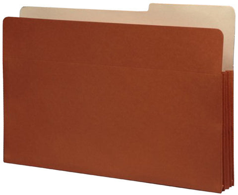 1/2 Cut Top Tab Expansion Pockets, Paper Gussets, Legal Size, 5-1/4" Expansion (Carton of 100) - Nationwide Filing Supplies