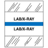 Stick On Index Tabs, LAB/X-RAY 1-1/2" X 1-1/4" (Pack of 100)