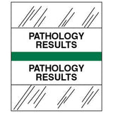 Stick On Index Tabs, PATHOLOGY RESULTS 1-1/2" X 1-1/4" (Pack of 100)