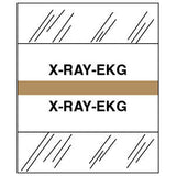 Stick On Index Tabs, X-RAY - EKG 1-1/2" X 1-1/4" (Pack of 100)