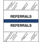 Stick On Index Tabs, REFERRALS 1-1/2" X 1-1/4" (Pack of 100)