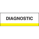 Stick On Index Tabs, DIAGNOSTIC 1-1/2" X 1-1/4" (Pack of 100)
