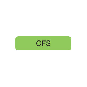 A1074 CFS- Fluorescent Green, 1-1/4" X 5/16" (Roll of 500)
