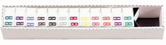 Complete Set Tab 1279 JAN-DEC, Includes Organizing Tray