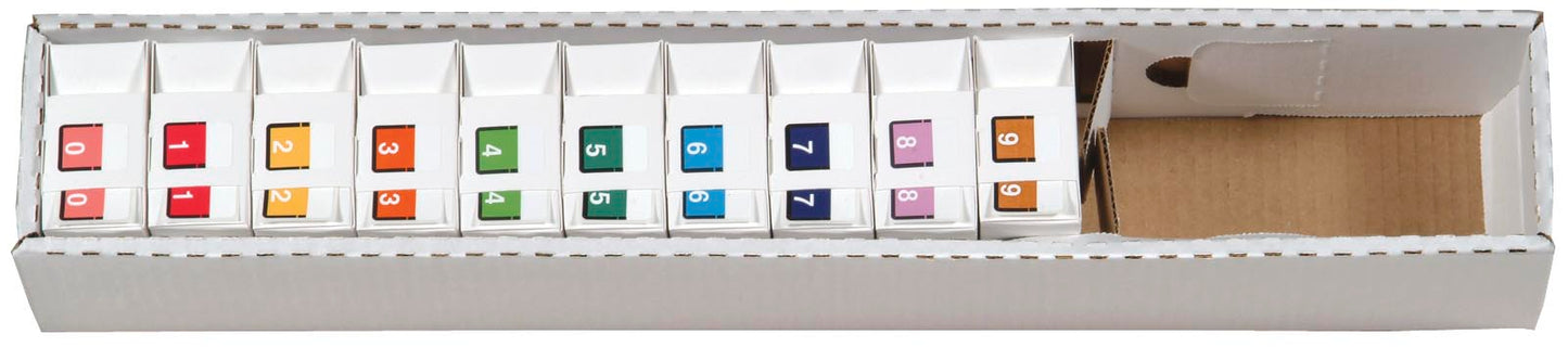 Complete Set Tab 1306 0-9 - Includes Organizing Tray