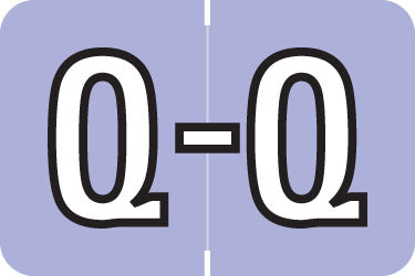 Barkley ACPM "Q" Labels 1" X 1-1/2" Laminated- Roll of 500