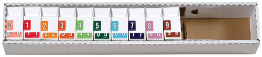 Complete Set Datafile L8700 0-9 - Includes Organizing Tray