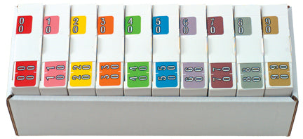 Barkley DBKM Double Digit 00-99 Complete Set, Includes Organizing Tray - Nationwide Filing Supplies