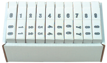 Barkley NBWM 0-9 Complete Set, Includes Organizing Tray - Nationwide Filing Supplies